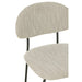 J-Line Eetstoel Textiel/metaal beige-Eetkamerstoelen-J-Line