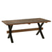 J-Line Eettafel Verouderd hout bruin-Eettafels-J-Line
