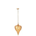 J-Line Hangende Lamp druppel metaal goud large-Hanglampen-J-Line