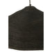 J-Line Hangende Lamp hoed moonj gras zwart large-Hanglampen-J-Line