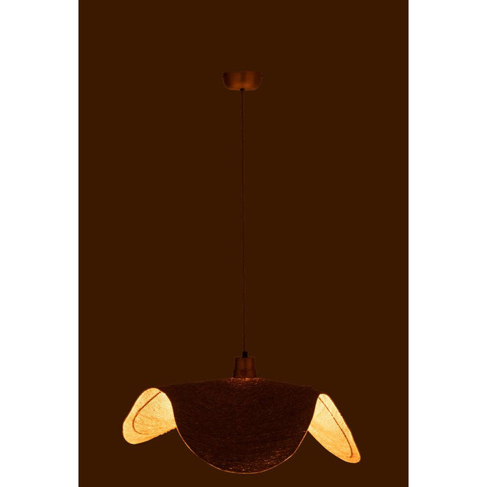 J-Line Hangende Lamp moonj gras naturel medium-Hanglampen-J-Line