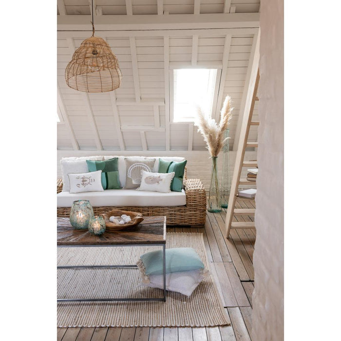 J-Line Hangende Lamp slak bamboe naturel-Hanglampen-J-Line