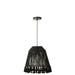 J-Line Hanglamp Celia jute zwart small-Hanglampen-J-Line