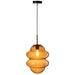 J-Line Hanglamp Honinglepel glas bruin-Hanglampen-J-Line
