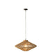 J-Line Hanglamp Ovni ijzer/jute naturel small-Hanglampen-J-Line