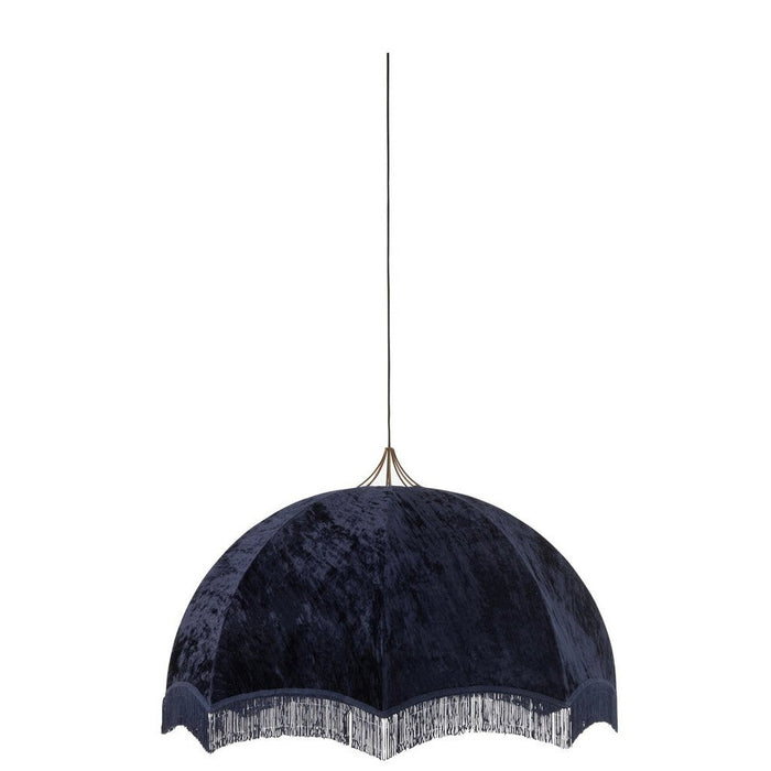 J-Line Hanglamp Velvet/katoen paars-Hanglampen-J-Line