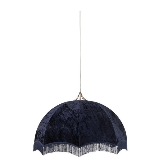 J-Line Hanglamp Velvet/katoen paars-Hanglampen-J-Line