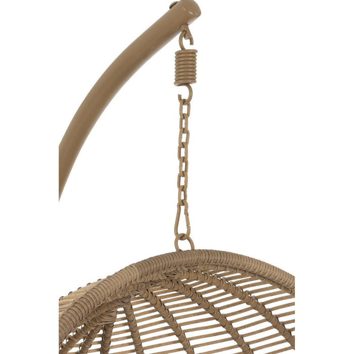 J-Line Hangstoel Rond staal naturel-Hangstoelen-J-Line