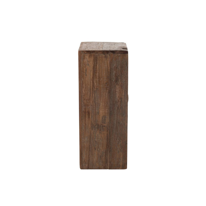 J-Line Kast 12 laden brut gerecycleerd hout bruin-Ladenkasten-J-Line