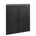 J-Line Kast 3 deuren molly exotiek hout/rotan zwart-Dressoirs-J-Line