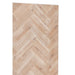 J-Line Kast Hoog 2 deuren zigzag hout/metaal naturel/wit-Opbergkasten-J-Line