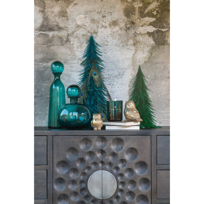 J-Line Kast Laag etnisch 2deuren+6laden mango hout bruin-Opbergkasten-J-Line