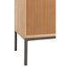 J-Line Kast Op poten 2 deuren hout/metaal naturel-Opbergkasten-J-Line