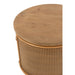 J-Line Kast Rond metaal/hout bruin-Opbergkasten-J-Line