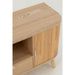 J-Line Kast rond mdf/dennenhout naturel small-Bergkasten-J-Line