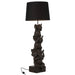 J-Line Lamp 3 Olifanten pol bruin-Tafellampen-J-Line