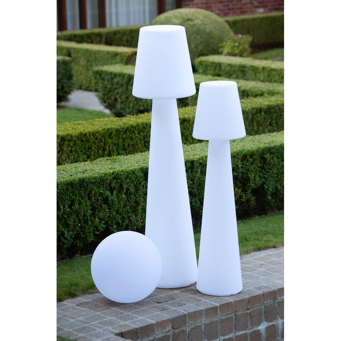 J-Line Lamp Bol buiten led plastiek mix small-Tafellampen-J-Line