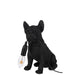 J-Line Lamp Bulldog poly zwart-Tafellampen-J-Line