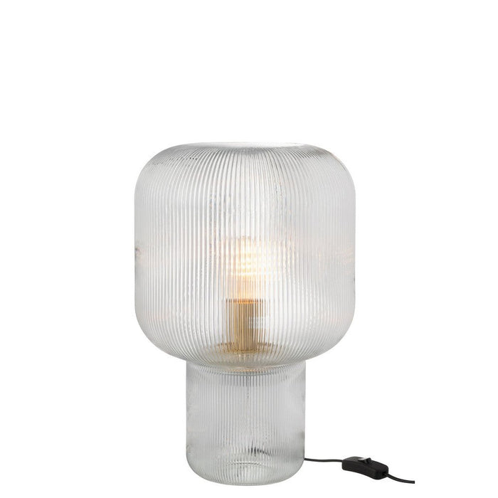 J-Line Lamp Glas transparant-Tafellampen-J-Line
