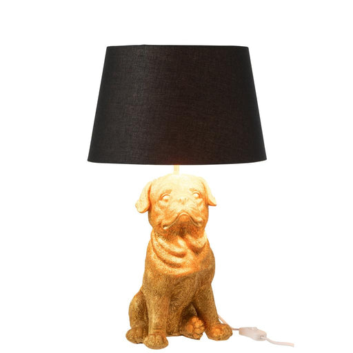 J-Line Lamp Hond zittend resine goud-Tafellampen-J-Line