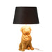 J-Line Lamp Hond zittend resine goud-Tafellampen-J-Line