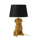 J-Line Lamp Hond zittend resine goud-Tafellampen-J-Line