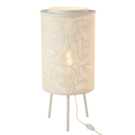 J-Line Lamp Metaal geperforeerd metaal wit-Tafellampen-J-Line