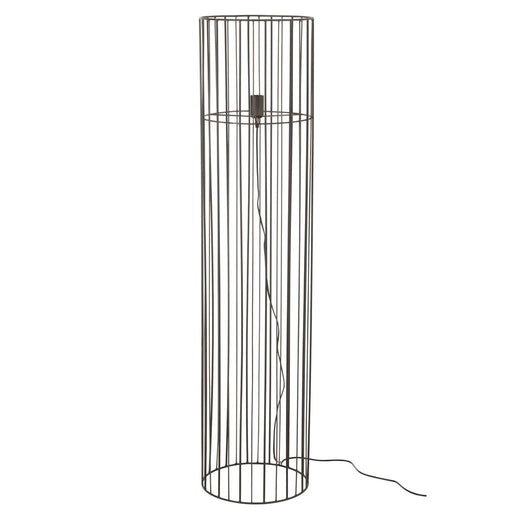 J-Line Lamp Staand rond metaal zwart-Vloerlampen-J-Line