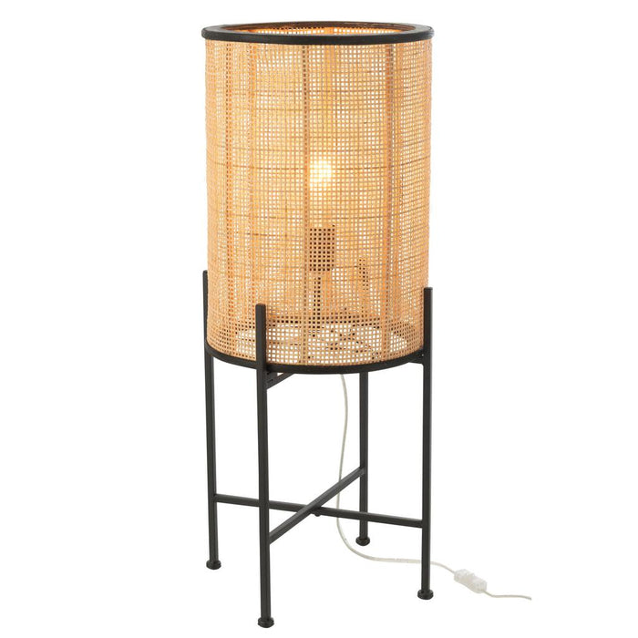 J-Line Lamp Standing bamboo/metal nat-Vloerlampen-J-Line