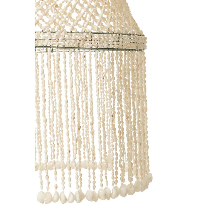J-Line Lampenkap Lisa schelpen naturel-Hanglampen-J-Line