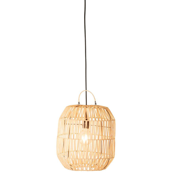 J-Line Lampkap Cyclinder rotan naturel-Hanglampen-J-Line