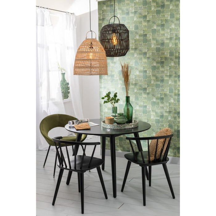 J-Line Lampkap Golven rotan naturel-Hanglampen-J-Line