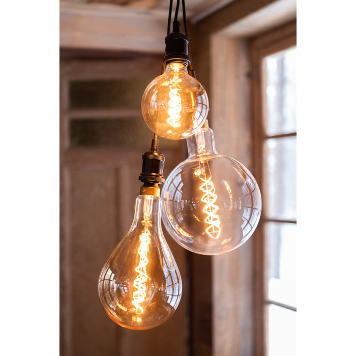 J-Line Ledlamp Amber g200 double spiral e27-Lichtbronnen-J-Line