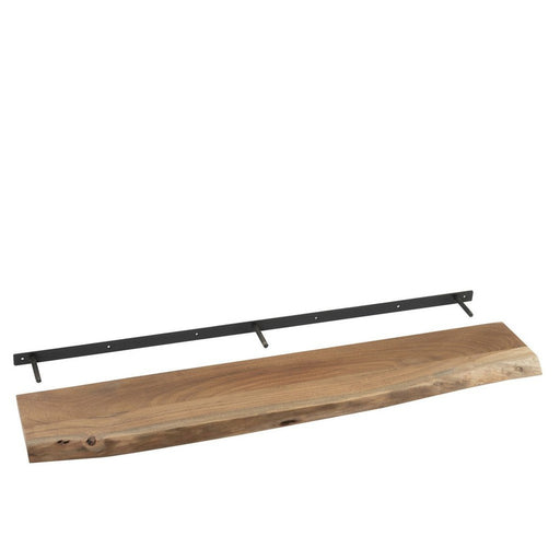 J-Line Muurplank Gerard acacia hout naturel large-Wandplanken-J-Line