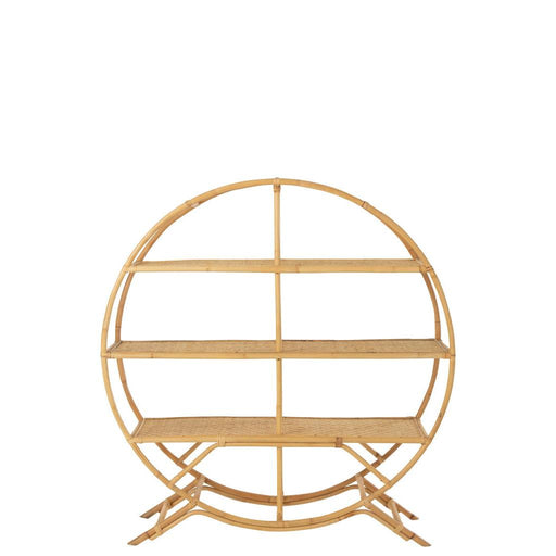 J-Line Rek 3 planken rotan naturel-Bijzettafels-J-Line