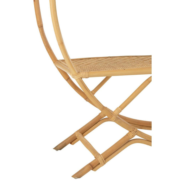 J-Line Rek 3 planken rotan naturel-Bijzettafels-J-Line