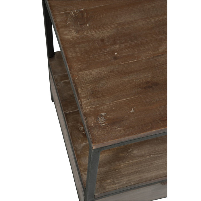 J-Line Salontafel Hout/met bruin+zwart-Salontafels-J-Line