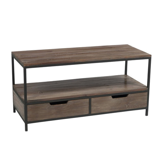 J-Line Salontafel Hout/met bruin+zwart-Salontafels-J-Line