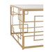 J-Line Salontafel Lijnen metaal/glas goud-Salontafels-J-Line