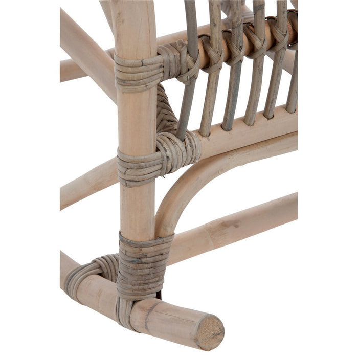 J-Line Schommelstoel Rotan grijs-Eetkamerstoelen-J-Line