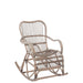 J-Line Schommelstoel Rotan grijs-Eetkamerstoelen-J-Line