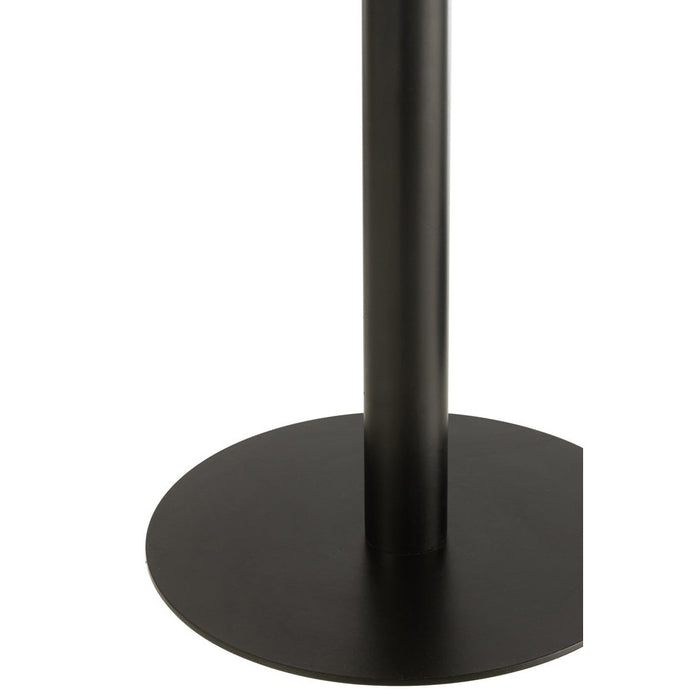 J-Line Set Van 2 bijzettafel rond metaal zwart-Bijzettafels-J-Line