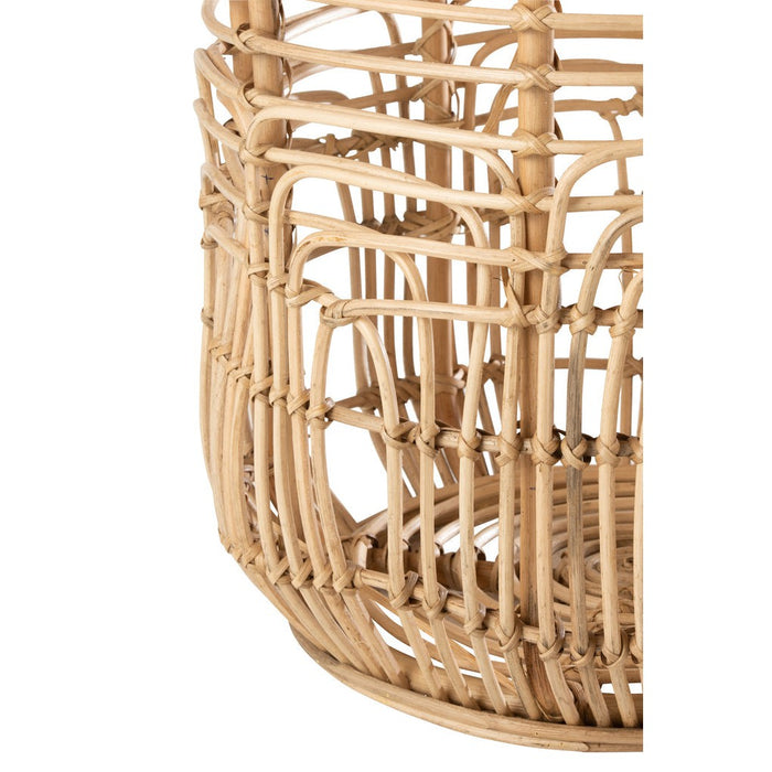 J-Line Set Van 2 bijzettafels ellen rotan naturel-Bijzettafels-J-Line