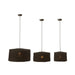 J-Line Set Van 3 hangende lamp moonj gras zwart-Hanglampen-J-Line