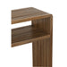 J-Line Set van 2 console met schap gerecycleerd teak naturel-Consoletafels-J-Line