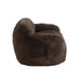 J-Line Sofa Cutie polyester bruin large-2-Zitsbanken-J-Line