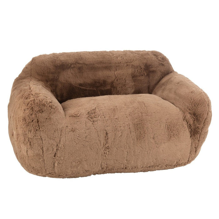 J-Line Sofa Cutie polyester taupe large-2-Zitsbanken-J-Line