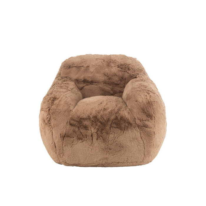 J-Line Sofa Cutie polyester taupe small-Fauteuils-J-Line