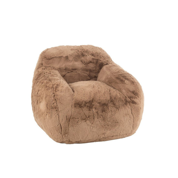 J-Line Sofa Cutie polyester taupe small-Fauteuils-J-Line