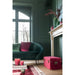 J-Line Sofa elisabeth textiel/metaal groen-2-Zitsbanken-J-Line